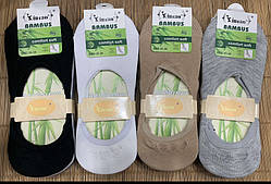 Сліди жіночі бавовна із силіконовою п'ятою Balerinki