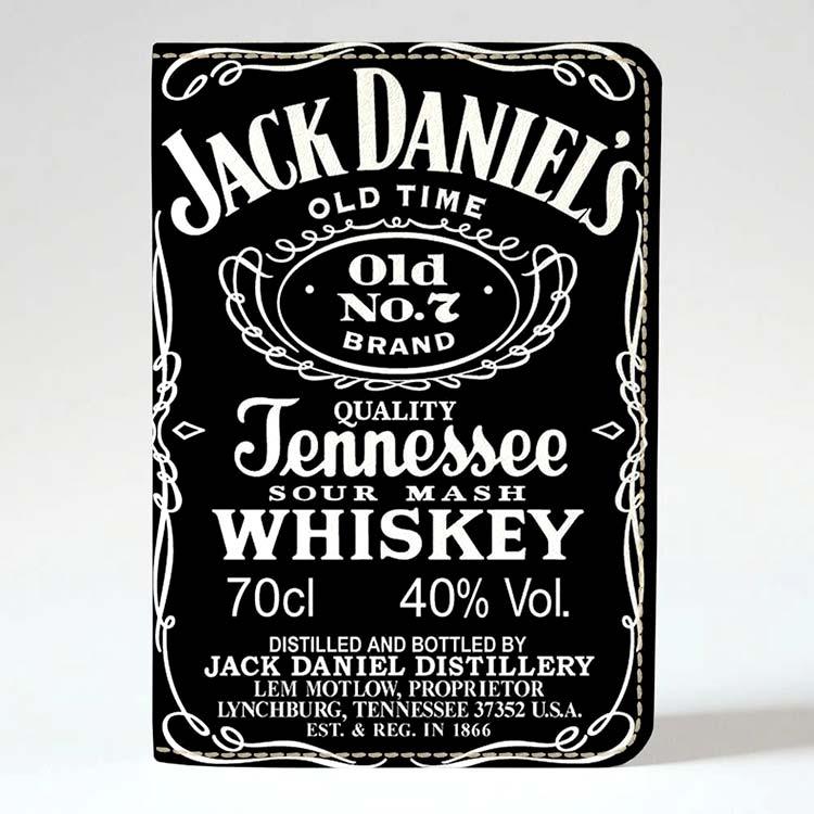 Обкладинка на паспорт v.1.0. 661 Jack Daniels (еко-шкіра)  1 шт.