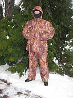 Зимний костюм для рыбалки расцветка Лес , утепленный