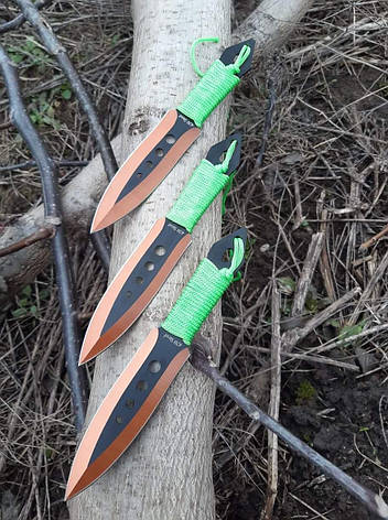 Набір метальних ножів, призначений для якісного проведення дозвілля на свіжому повітрі, фото 2