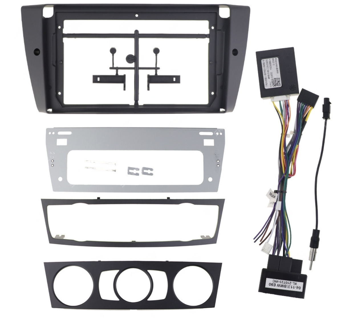 Перехідна рамка BMW 3 serices E90 91 92 93 2005-2012 під екран 9 дюймів