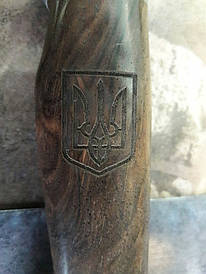 Ніж бойовий Фінка з гербом України на рукоятці, Штрафбат + шкіряний чохол