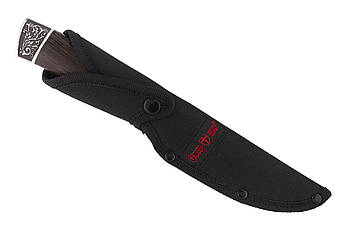 Мисливський ніж в подарунковому виконанні, декорований зображенням тварин, фото 3