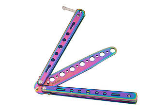 Тренувальний балисонг для занять флиппингом, фото 2