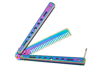 Ніж балисонг Гребінець тренувальний для флиппинга, фото 3