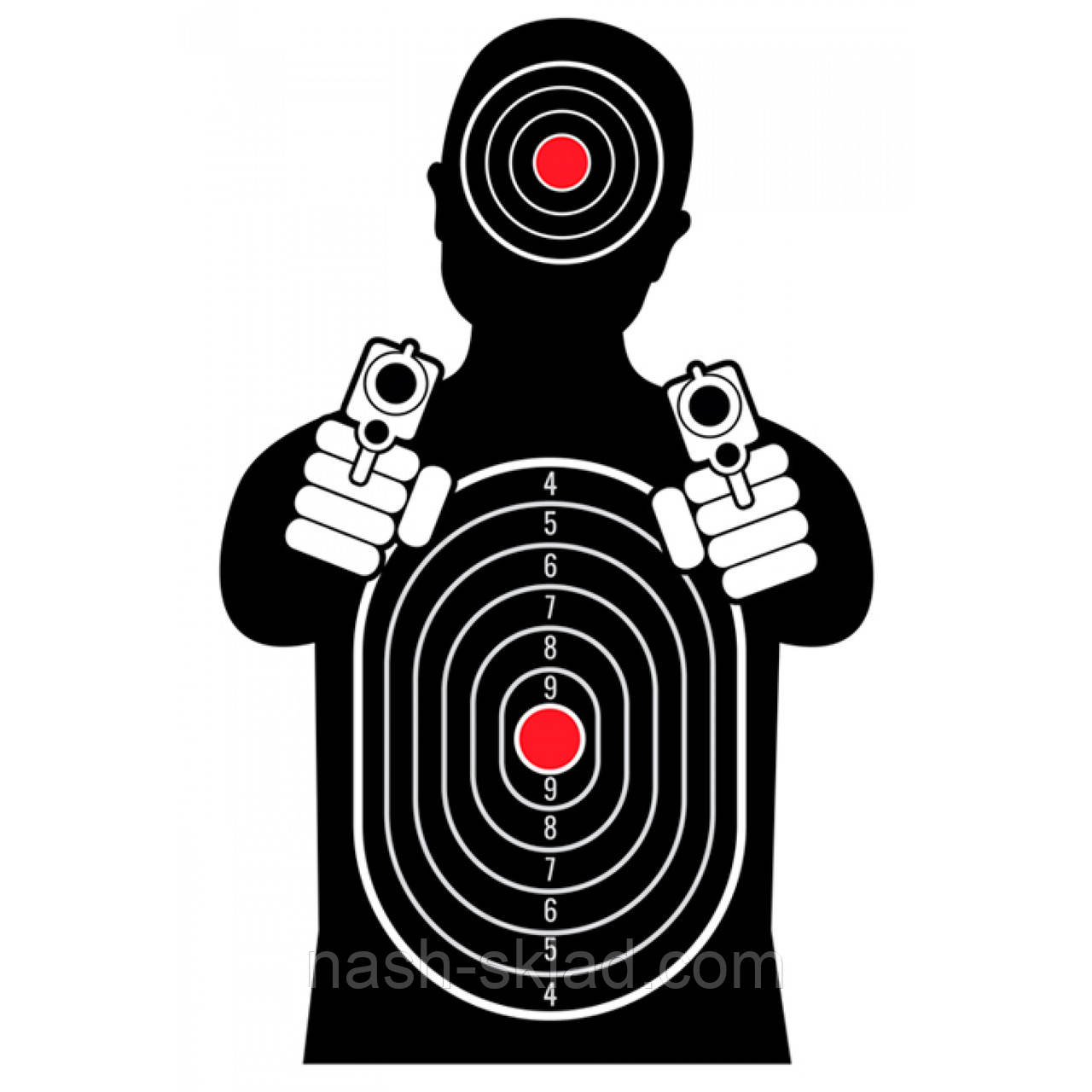 Мішень універсальна 60х40см 10шт