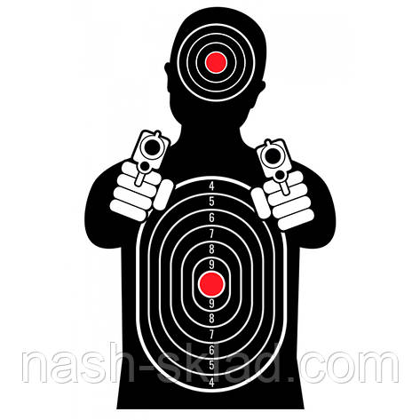 Мішень універсальна 60х40см 10шт, фото 1