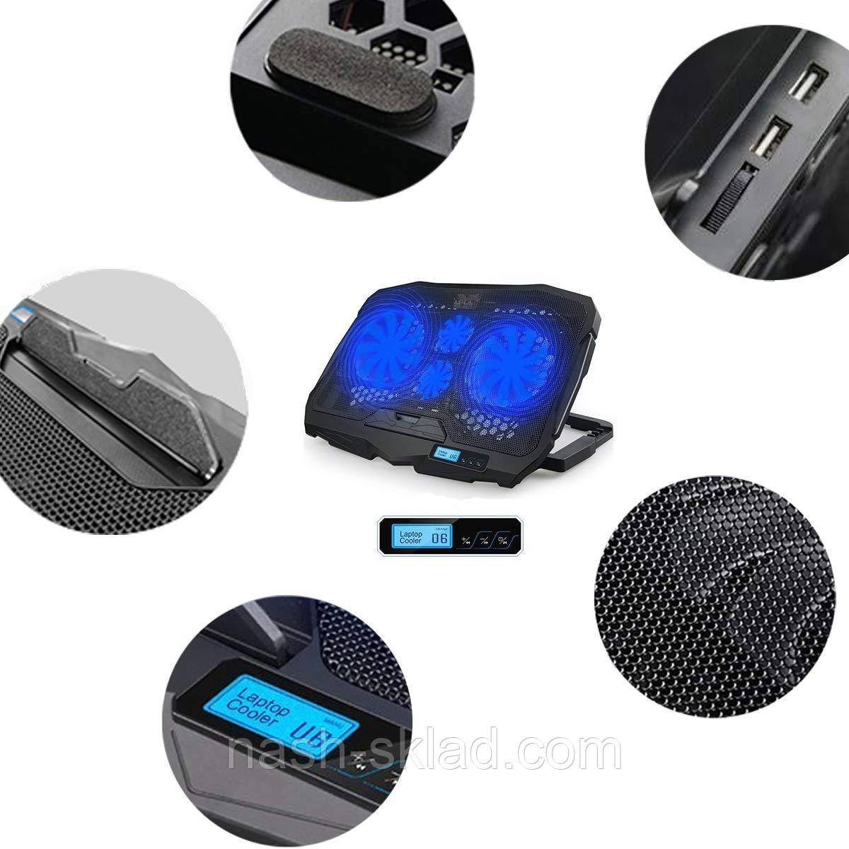 Охолоджуюча підставка для ноутбуків Laptop Cooler S18