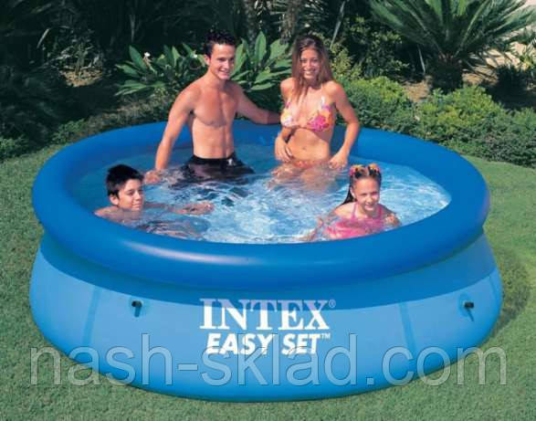 Сімейний надувний басейн Intex Easy Set Pool 244x76 см