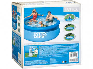 Великий сімейний басейн Intex з фільтр-насосом, фото 3