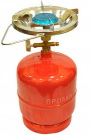 Примус портативна Газова пічка з балоном на 2,4 літрів, вогонь під рукою