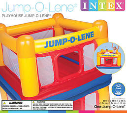 Батут для дітей Intex, ігровий центр Замок "JUMP-O-LENE" 174*174*112см, фото 5