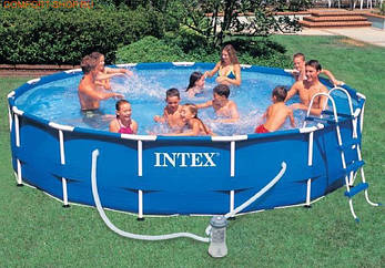 Басейн каркасний Intex (366х99 см) для великої кількості людей, фото 1