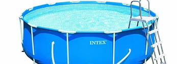 Басейн каркасний Intex (366х99 см) для великої кількості людей, фото 4