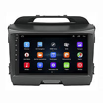 Штатна магнітола Lesko для Kia Sportage III 2010-2014 екран 9" 1/16Gb Wi-Fi Base GPS Android Кіа, фото 3