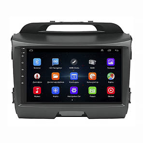 Штатна магнітола Lesko для Kia Sportage III Рестайлінг 2014-2016 екран 9" 1/16Gb/ Wi-Fi Base GPS Android, фото 3