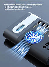 Автомобіль інвертор, мережевий фільтр ASOMETECH 12V 220V 200w, фото 5