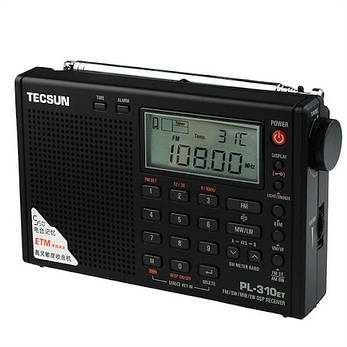 Всехвильовий DSP радіоприймач Tecsun PL-310ET, фото 1