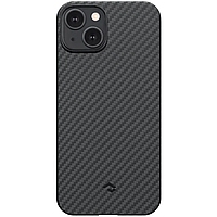 Чехол - накладка Pitaka MagEZ Case 3 Twill 1500D for iPhone 14 Plus, Black/Grey (KI1401M)