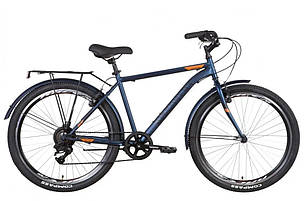 Велосипед ST 26" Discovery PRESTIGE WOMAN, рама 17" з крилами, темно-синій (OPS-DIS-26-464)
