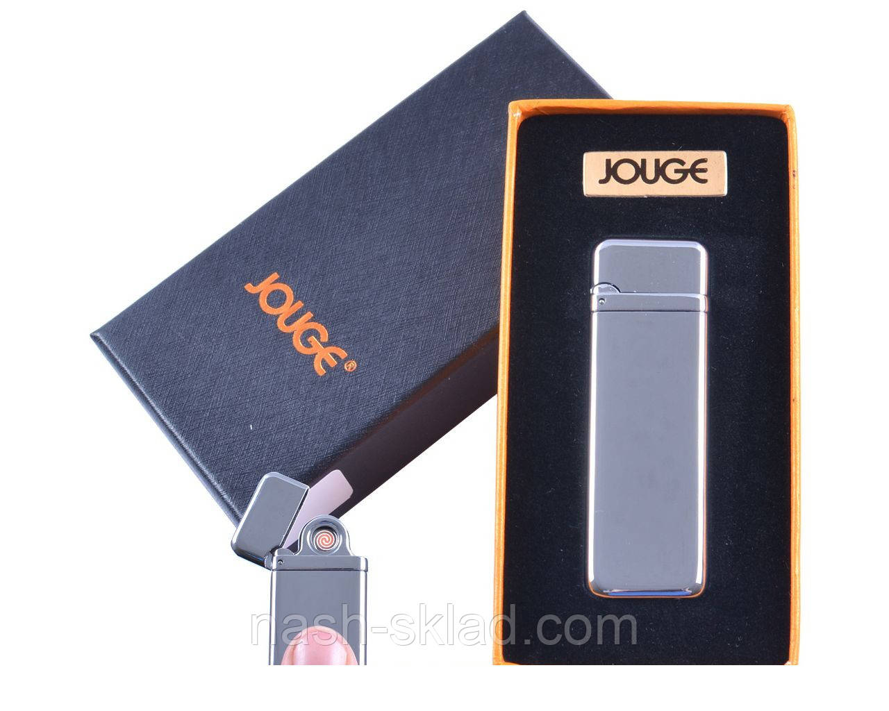 USB зажигалка в подарочной упаковке "Jouge" (Двухсторонняя спираль накаливания) - фото 1 - id-p1821341832