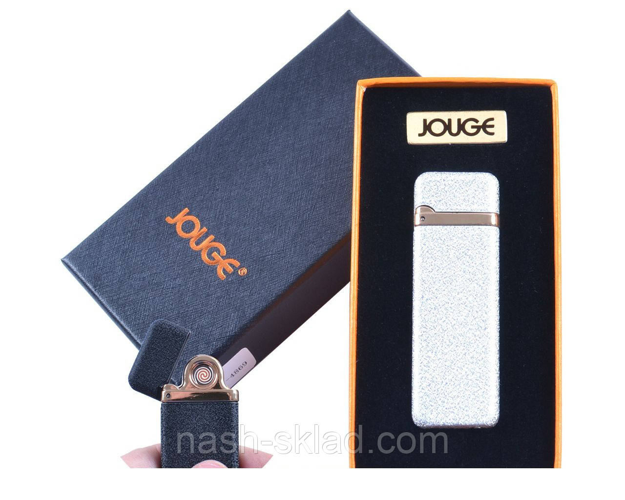 USB зажигалка в подарочной упаковке "Jouge" (Двухсторонняя спираль накаливания) - фото 1 - id-p1821341835