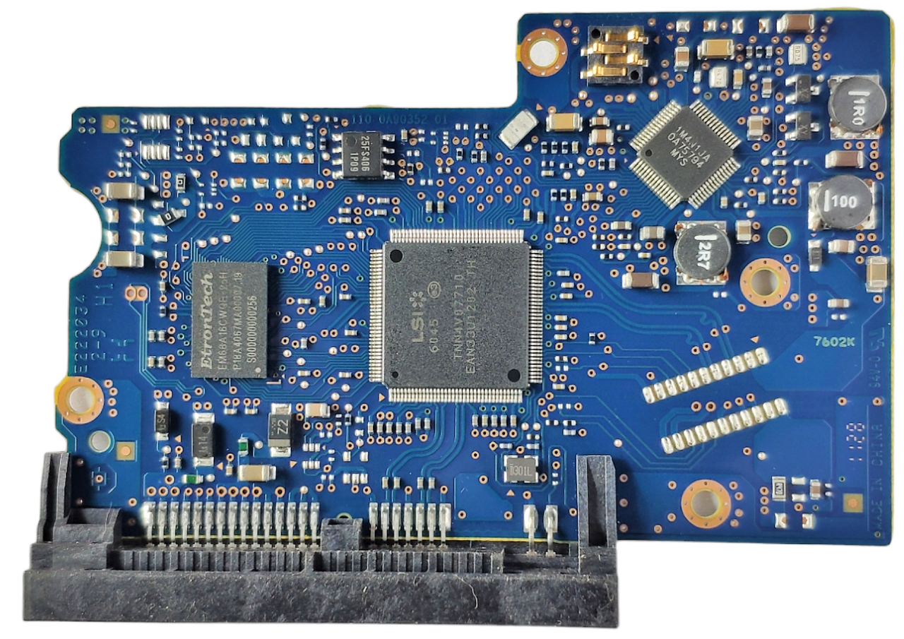 Плата HDD PCB 0A90352 0J21855 Hitachi HDS721050DLE630 HDS721010DLE630