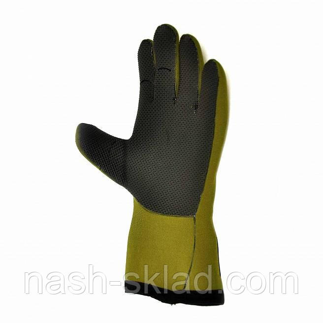 Перчатки Nordman неопреновые для зимней рыбалки Хаки - фото 3 - id-p1821352192