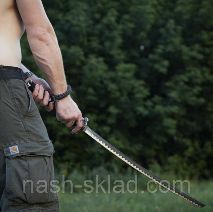 Катана сувенірна, самурайський меч, елітний подарунок + підставка