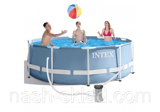 Каркасний басейн 305*100см + фільтр-насос,, 6500 літрів ХІТ, фото 1