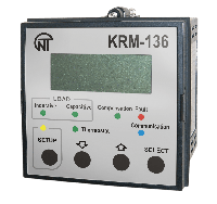 Регулятор реактивной мощности на 6 ступеней 270В RS485 [NTKRM1360] КРМ-136 Новатек-Електро