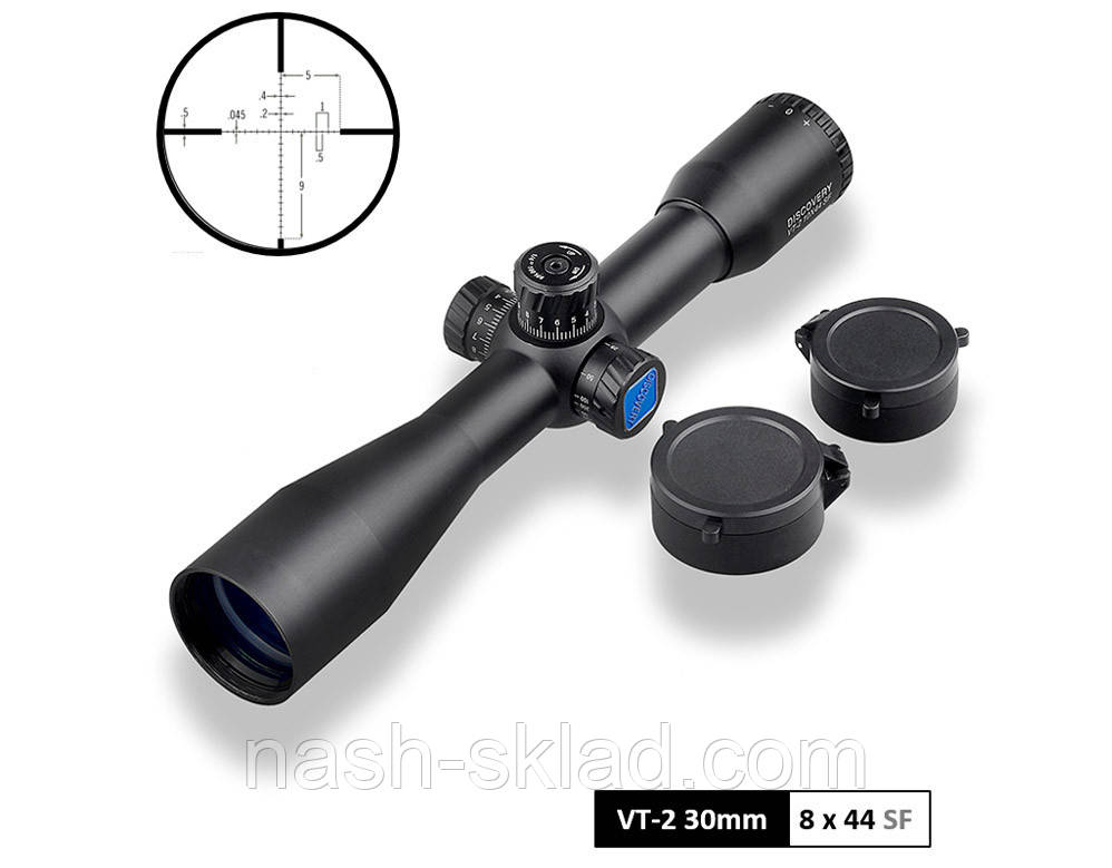Оптичний приціл Discovery VT-2 8x44 SF постійної кратності, функція діоптрійної налаштування