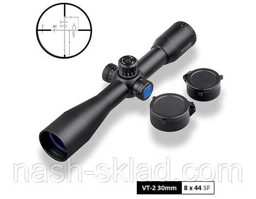 Оптичний приціл Discovery VT-2 8x44 SF постійної кратності, функція діоптрійної налаштування, фото 1