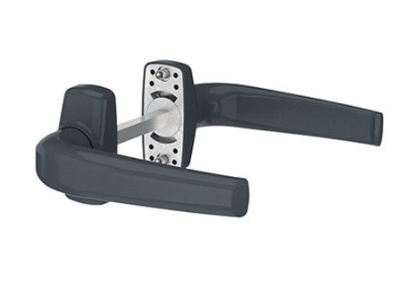 Дверна ручка Merkury натискна антрацит RAL 7016