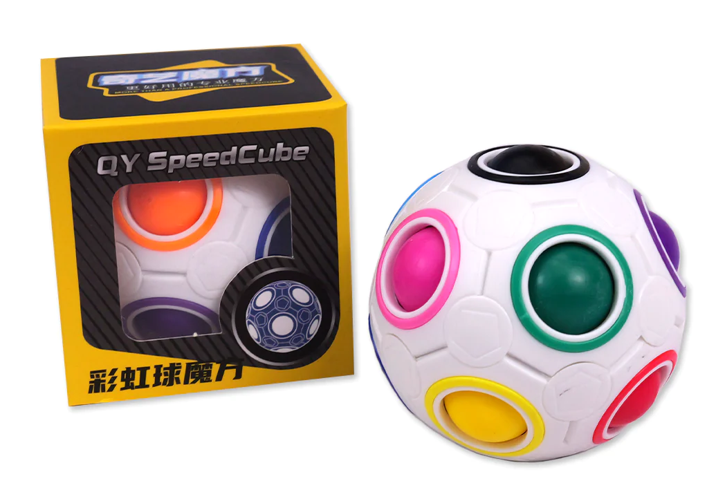 QiYi MofangGe 12 holes Rainbow Orbo ball | Головоломка Чарівна Куля Орбо 12 кольорів
