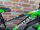 Велосипед Royal 27,5-2023 Drive чорно-зелений, фото 5