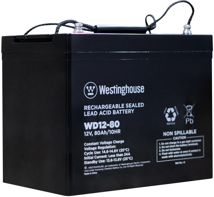 Акумулятор Westinghouse WD12-80N-T14 AGM 12V 80Ah