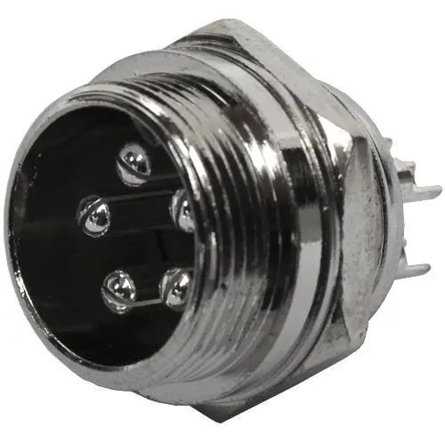 Роз'єм MIC 335, "штекер", монтажний, 5pin, Ø16мм, упаковка - 5 шт