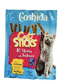 Ласощі для котів Coshida м'ясні палички з лососем (ціна за 1шт)