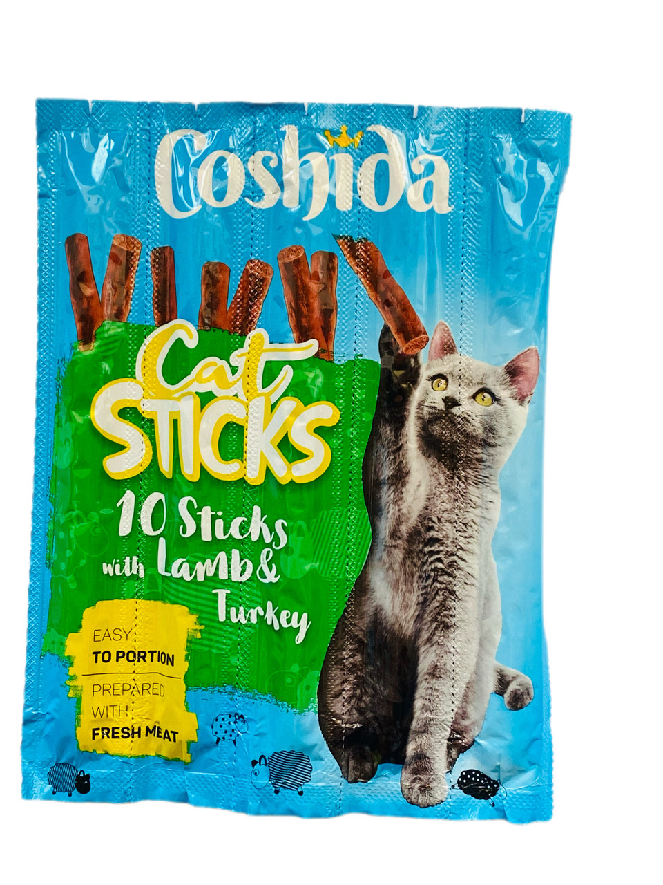 Ласощі для котів Coshida м'ясні палички з ягням та індичкою (ціна за 1шт)