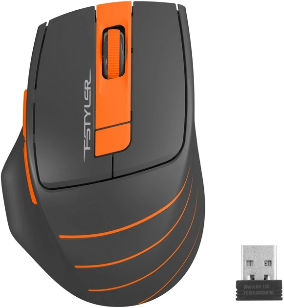 Миша бездротова A4tech FG30 (Orange)