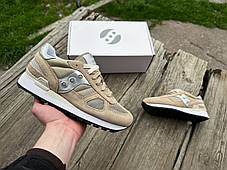 Жіночі кросівки Saucony Shadow Original 1108-809s Tan/Silver бежевий з срібним, фото 4