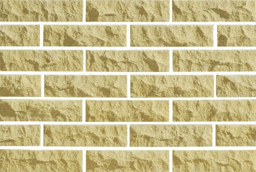 Плитка фасадна "скеля коротка" 200*65*20 жовта, фото 1