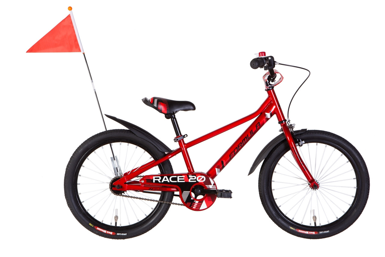 Дитячо-підлітковий велосипед FORMULA RACE 20" (червоний)
