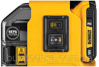 Пилосос акумуляторний безщітковий DeWALT DWH161D1, фото 4