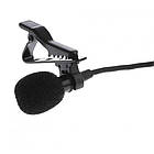 Петличний мікрофон Microphone з тримачем Nobiggi NB-014 (петличка) black, фото 4
