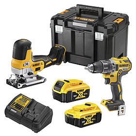 Набір із двох інструментів безщіткових DeWALT DCK298P2T