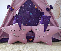 Вігвам та аксесуари великий ігровий намет для дітей курінь Зоряна мрія БОН БОН, гойдалка балансир, комплект, фото 6