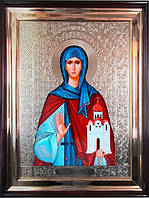 Храмовая икона "Святая преподобная Ангелина Сербская" 56x46см
