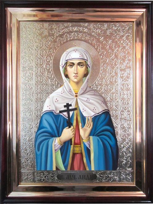 Храмовая икона "Святая мученица Лидия" 56x46см (ID#1821403771), цена ...